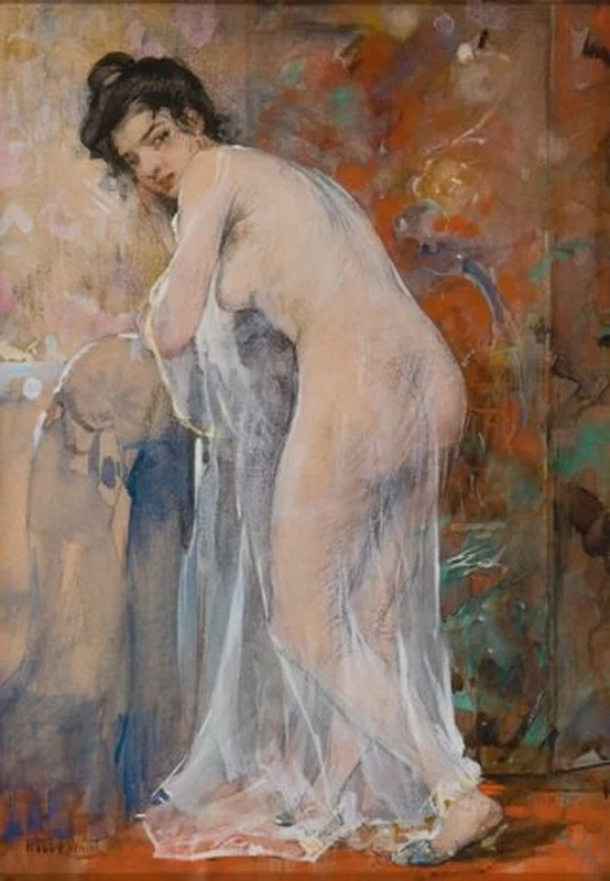 Nudo in piedi